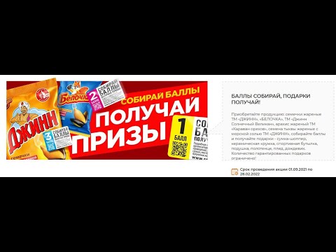 Акция www.smart174.ru Джинн и Белочка 2021: «Баллы собирай, подарки получай»