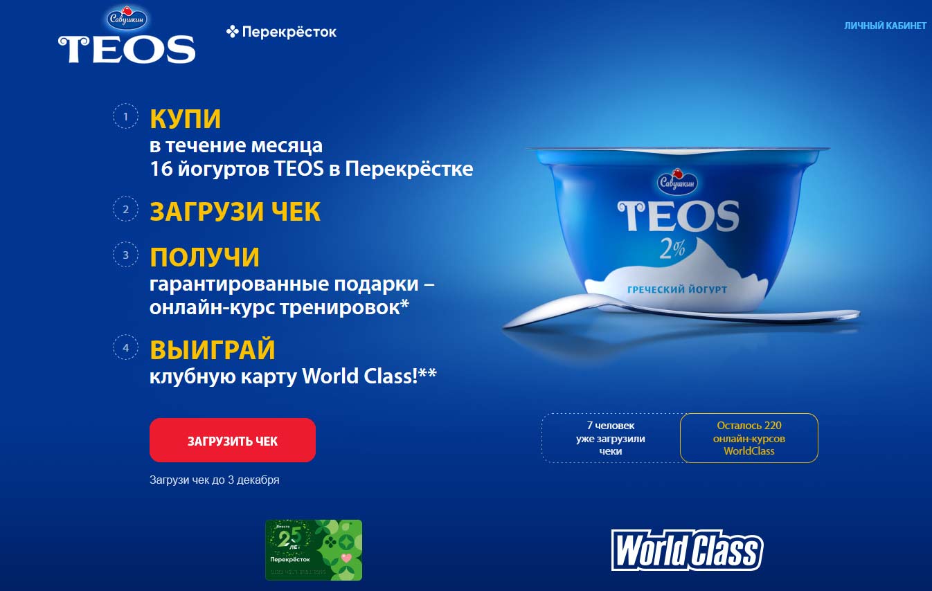 www.teos.promoкак зарегистрировать чек