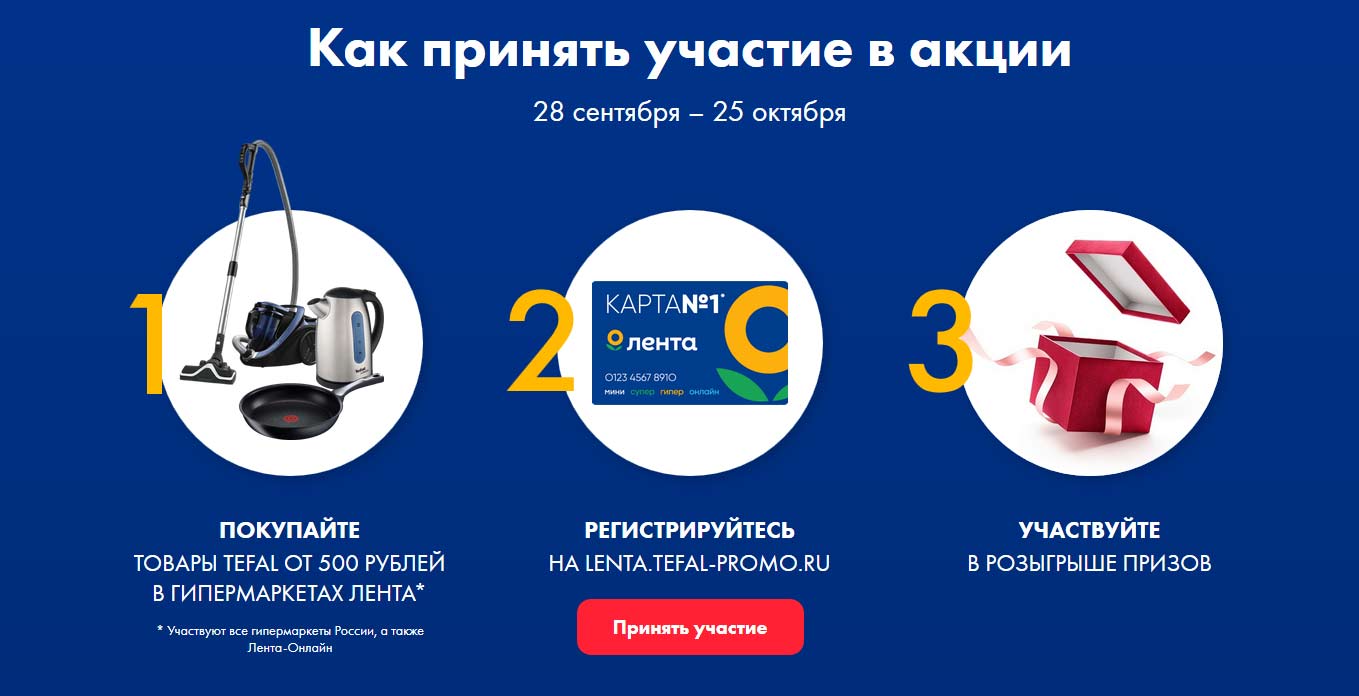 lenta.tefal-promo.ru регистрация 
